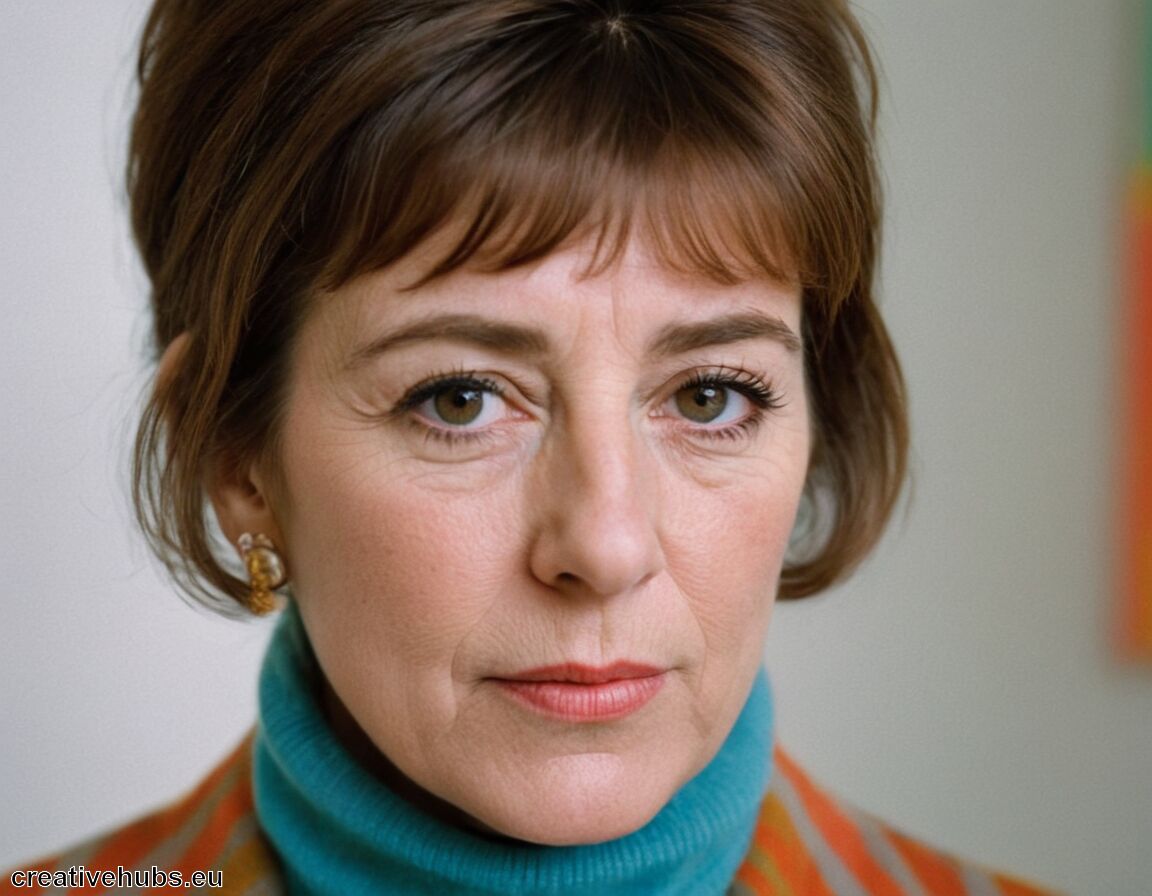 Einsatz von Farbkontrasten und Schraffuren - Bridget Riley – Portrait & Vermögen