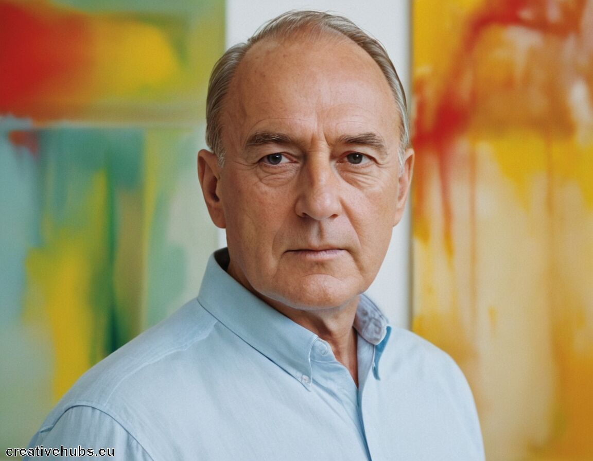 Kunststil: Mischung aus Fotografie, Malerei, Abstraktion   - Gerhard Richter – Portrait & Vermögen